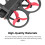 4Pcs Black 3-Blade Drone Propeller Replacement for Avata 2, Low Noise 3