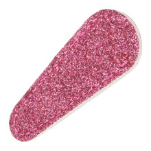 Scherenetui aus rosarotem Leder für Stick- und Näharbeiten, 6,3 x 2,5 cm