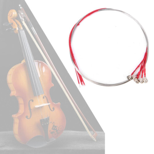 High Quality 5pcs Violin E Strings - Steel for 3/4 & 4/4 Violins 2