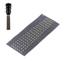 Acoustic Electric Guitar Fingerboard Note Stickers for Chords Scales