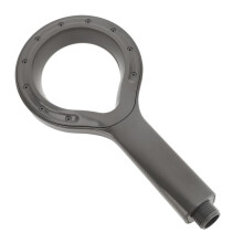 Ergonomischer Hochdruck-Duschkopf, grau, für Badezimmer zu Hause