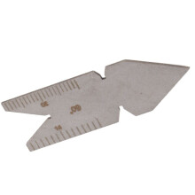 Duurzaam roestvrijstalen draaddraaigereedschap met centreerbare visstaartmeter #2