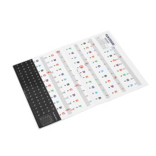 Pianotoetsenbordstickers voor 88/61/54/49 toetsen, verwijderbaar, PVC