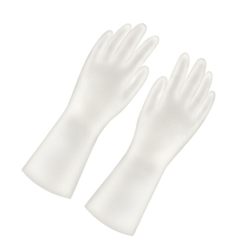 Multifunktionella PVC-diskhandskar - Värmebeständiga, flexibel passform M