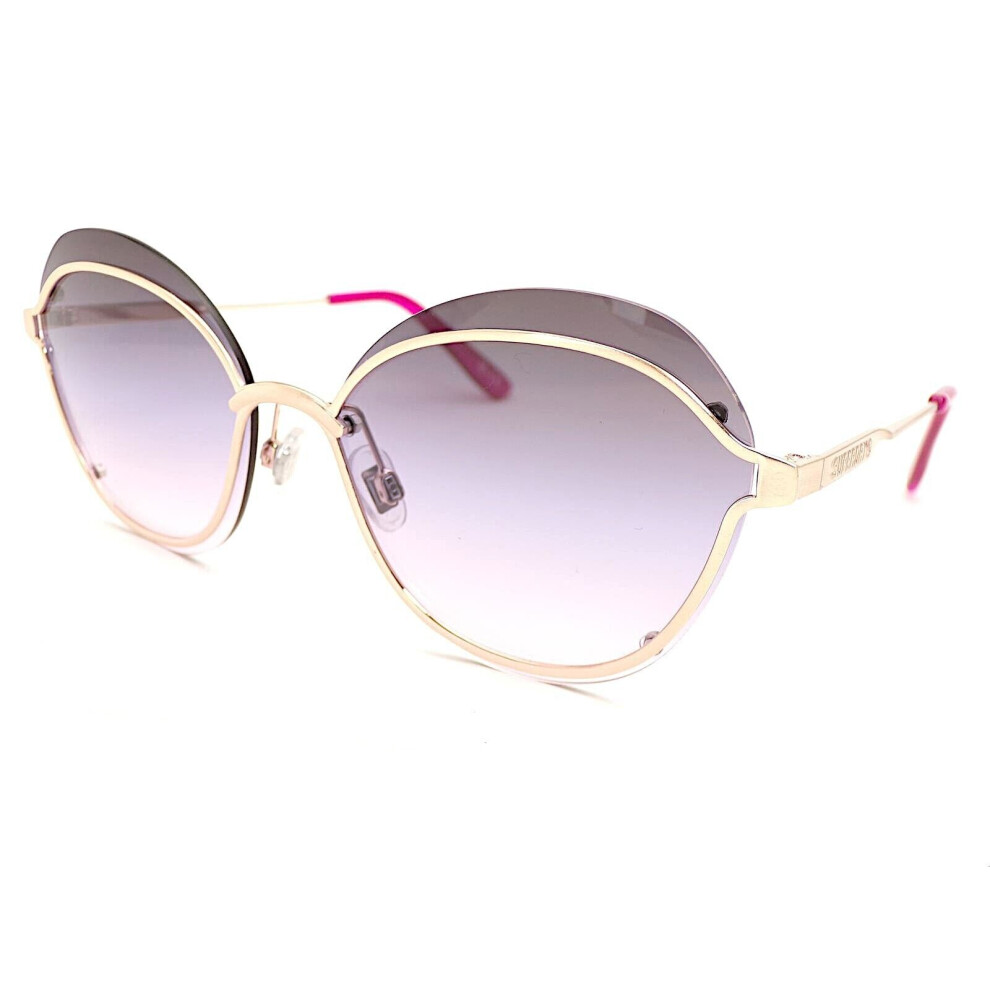 Superdry Sunglasses Studios Sadie Satin With Gradient Smoke Lenses 201 Gold