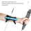 Kids Archery Bow Forearm Guard PU Leather Adjustable Thickened Breathable Blue 3