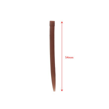 Gladde, 54 mm anti-klit rubberen sleeves (50 stuks) voor het vissen op karper.
