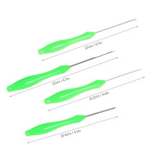 Complete 4-delige karperaasnaaldenset met veilige grip