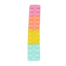Juguete de silicona con ventosa para niños, colorido y antiestrés, universal.