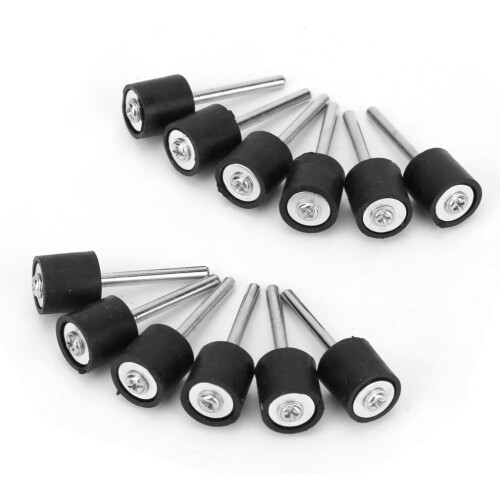 12-Pack Sanding Drum Rubber Mandrels for Rotary Tool Durable Polishing Set 2