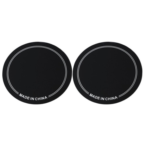 Practice & Performance 2PCS PET Wear-Resistant Drum Head Patch Protector Black 2