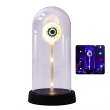 (Multicolour) Led Light Decorative Lamp For Kitchen Spookys Glowing Eyeball Decor For Indoor Festival Party Decorations-Warm White