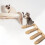 Wall Mounted Cats Ladder Natural Wood Customizable-Three layers 5