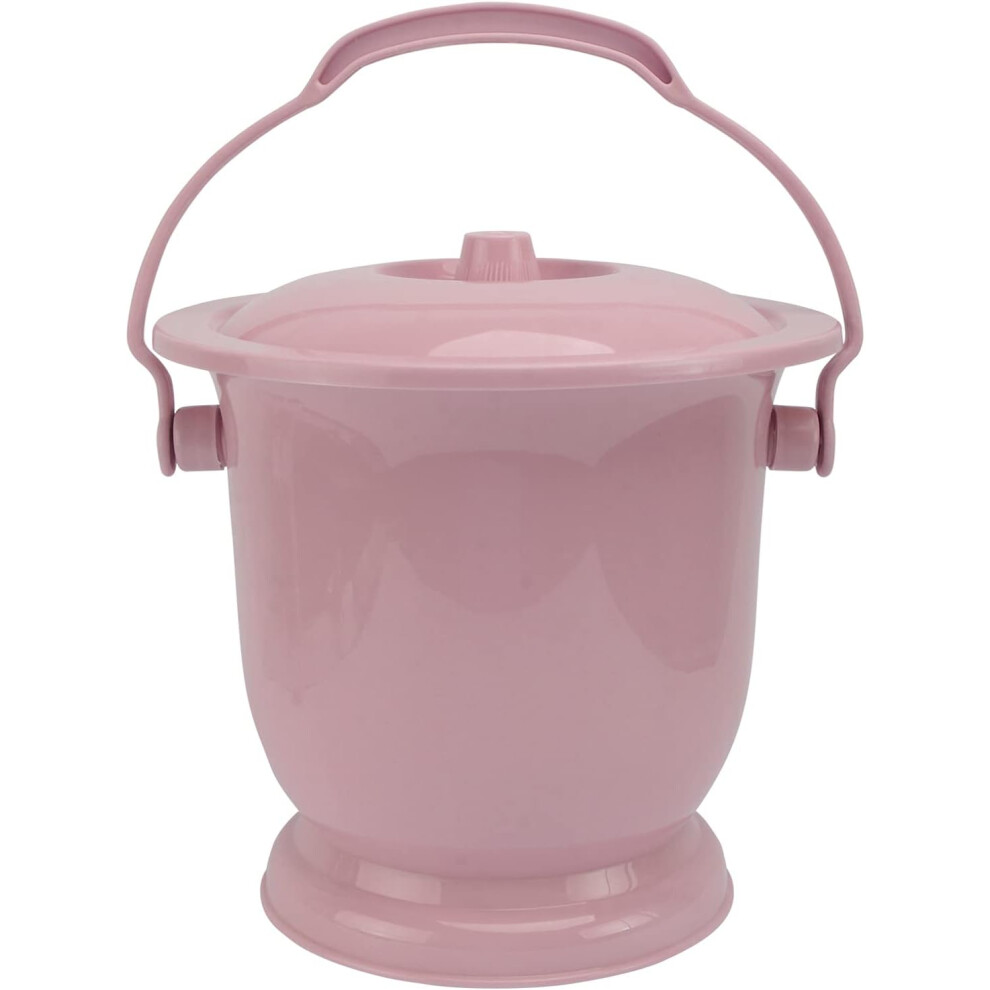 Practical Chamber Pot, Non-Slip Base Portable Handle Potty For Comfortable Nighttime Use, Sky- Blue