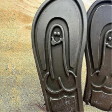 (45) Hiding Peniss Flops Parody Slippers Versatile Lightweight Slippers for Beach Travel-Yvan