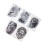 Waterproof Animal Pattern Temporary Tattoos for Men, 148x210mm 3