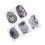 Waterproof Animal Pattern Temporary Tattoos for Men, 148x210mm 4