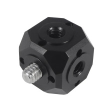 Universal Joint Adapter 360 Degree Swivel Connector Arm for Video Fill Light and Microphone Extension Mount Head