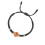 Sport Inspired Woven Adjustable Bracelet for Active-basketball 1