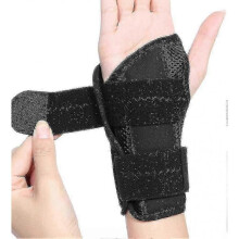 (Right hand-L, Black) Carpal Tunnel Wrist Brace, Breathable Wrist Splint Brace Night Support Adjustable Straps For Tendonitis Arthritis