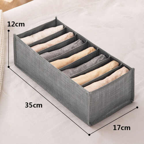 Multifunction Underwear Drawer Organizer Storage Box with Dividers 1
