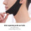 Men's Face Lifting Strap - Elastic Chin Reducer Firming Slimming Band 4