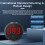 7-120VDC Touch Control Voltage Meter with Alarm, Custom Colors, 33.5mm 2