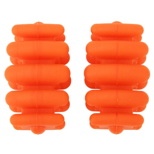 Robuste Silikon-Stabilisatoren für Compoundbögen – 2er-Pack, Orange 1