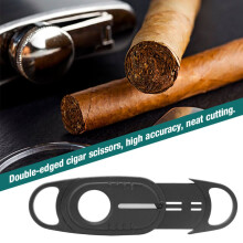 Bärbar dubbelbladig fickcigarrsax cigarettskärverktyg