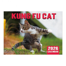 (cat b) 2026 Wall Calendar 12-Month Calendar Funny Animal Hanging Calendar for Office School Home Gag Gifts-dog a