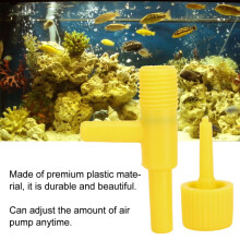 Justerbar 20-pack luftpumpventil för akvarium för 4 mm syreutlopp