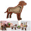 Solid Wood Pet Hair Memorial Keepsakes Box Handmade-cat style 3 4