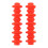 Rubber Bow String Shock Absorber 38x9mm Red for Compound Bow 3