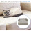 Cooling Dog Bed Extra Large Washable AntiSlip SelfCooling Pet Pad Gray 5