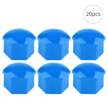 20 stuks 17 mm nylon antidiefstal afdekkapjes voor wielmoeren in diverse kleuren