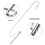 Portable Old 1-Axes Sewing Machine Thread Stand, Stainless Steel 3
