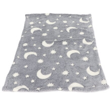 Glow In The Dark Blanket For Dogs And Cats, Soft Flannel, Breathable Pet Blanket, Large Size