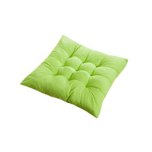 (Green) Square 40*40 Chair Cushion With Ties Ultra Soft Warm Floor Cushion For Chair Sofa Car Etc Comfortable Square Seat Cushion