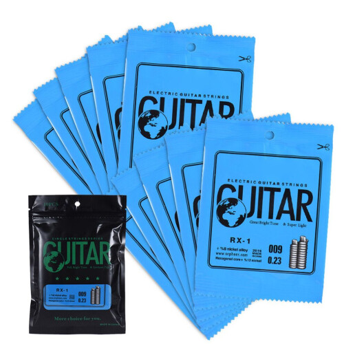 Orphee RX-1 E-Gitarre 1. E-Saite .009 Super Light 10er-Pack 1