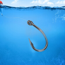 30pcs Sharp Carbon Steel Fish Hooks 10# Sea Fishing Tackle