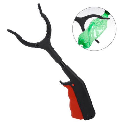 Multifunctional Trash Picker Tool - 29.5cm Durable Garbage Clamp with Non-slip Grips