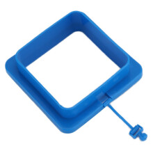 Square Fish Feeding Ring, Floating Aquarium Food Dispenser, 10cm Diameter