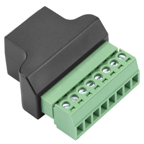 Conector RJ45 hembra a terminal estable para sistemas CCTV DVR 2