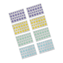 Gezichtspleisters voor puistjes, 224 stuks, stervormig, zacht en absorberend.