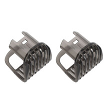 2 stuks baardtrimmerkammen voor QT4003, wasbaar, ABS, compatibel met andere modellen.