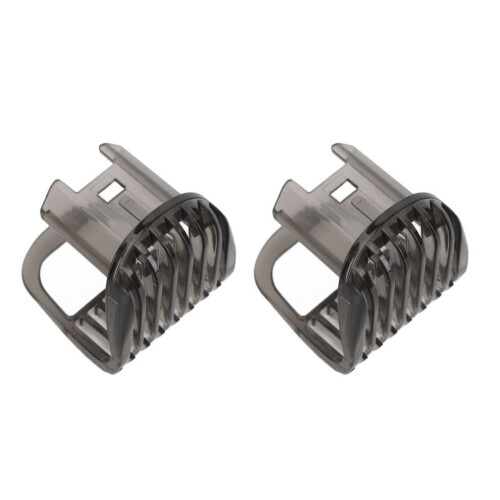 2pcs Beard Trimmer Comb for QT4003, Washable, ABS, Compatible Models