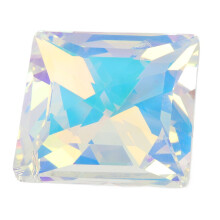 Crystal Prism Suncatcher, Geometric White Crystal, 63g Rainbow Pendant