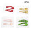 8St Glinsterende Candy Haarclips Sequin Barrette Kleuren 1