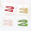 8St Glinsterende Candy Haarclips Sequin Barrette Kleuren 7