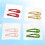 8St Glinsterende Candy Haarclips Sequin Barrette Kleuren 8